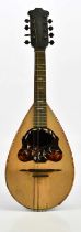 LUIGI DORIGO OF NAPOLI; a cased mandolin.