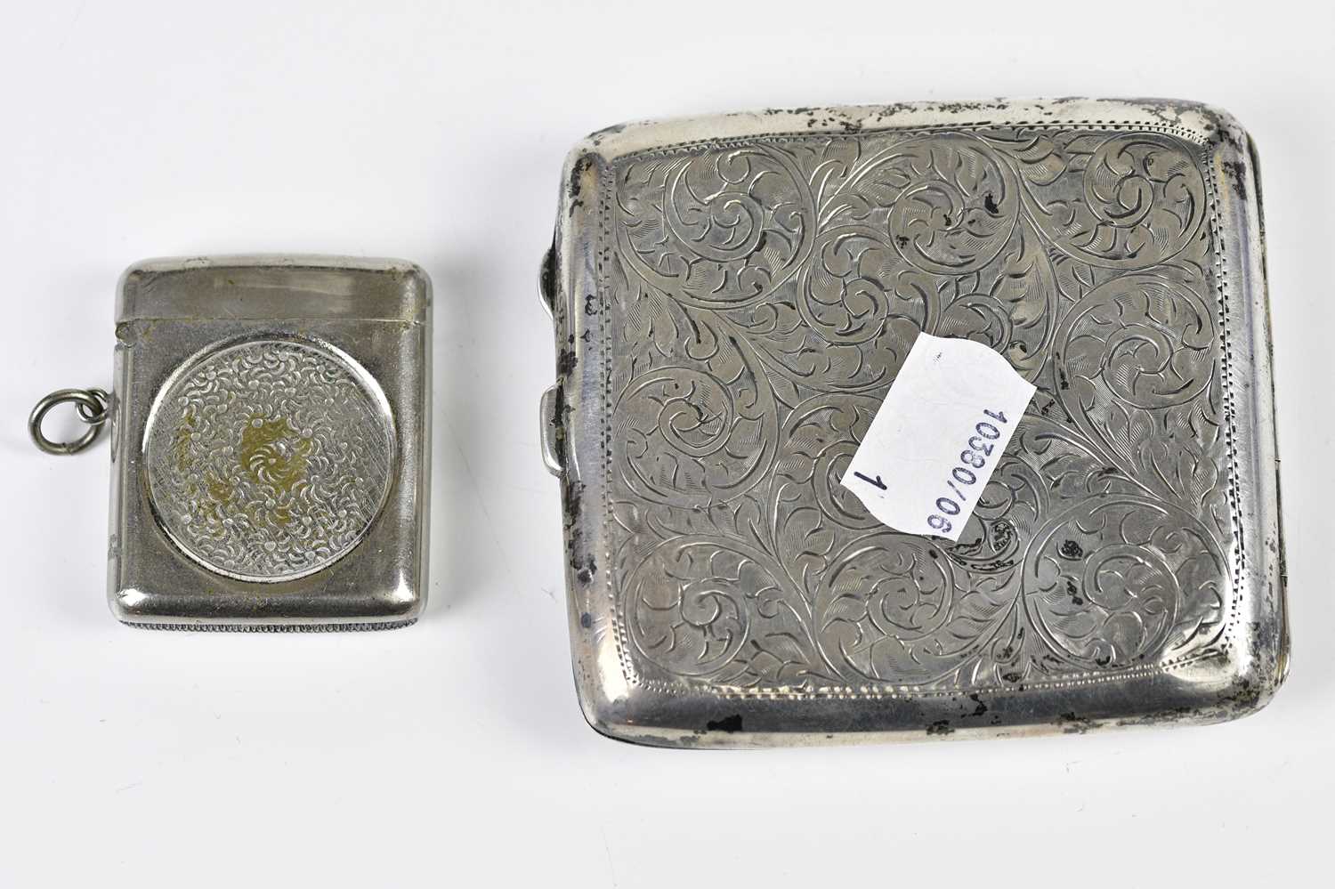 JOSEPH GLOSTER LTD; a George V hallmarked silver cigarette case, Birmingham 1925, approx 3.29ozt/ - Image 2 of 6