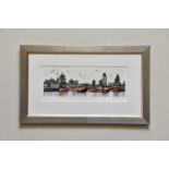 † PAUL KENTON; a signed limited edition print, 'The Big Smoke', 5/295, signed lower right, 21 x