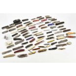 A collection of pocket knives, various makers and styles, with a small selection of 20th century