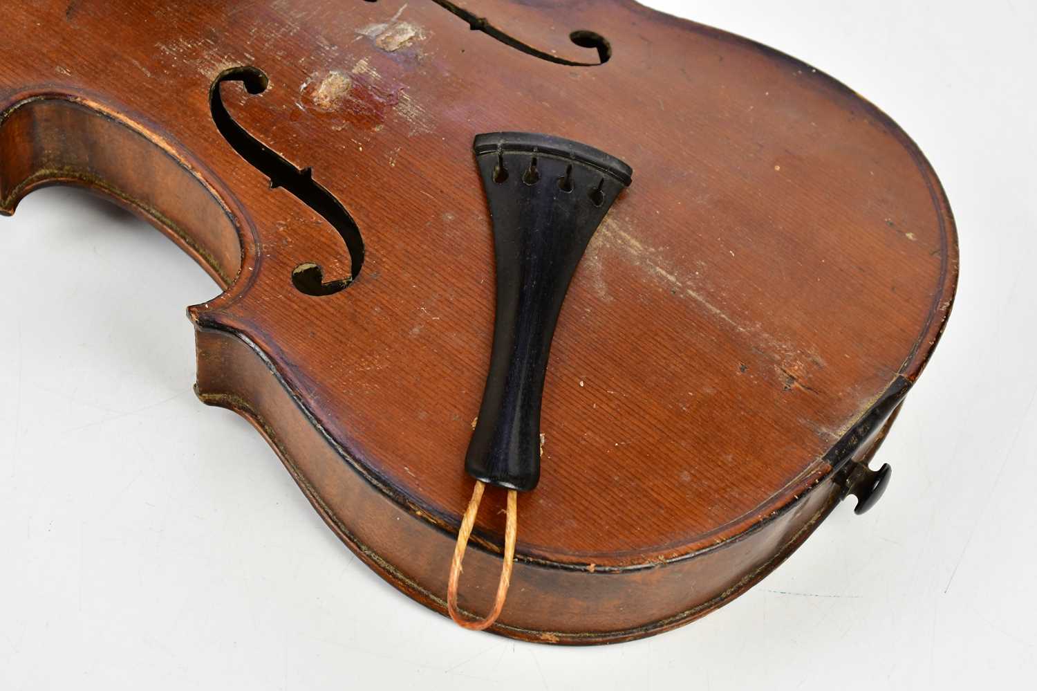 JOHN G MURDOCH & CO LTD; a full size 'Maidstone' violin with two-piece back length 36cm, with a - Image 9 of 15