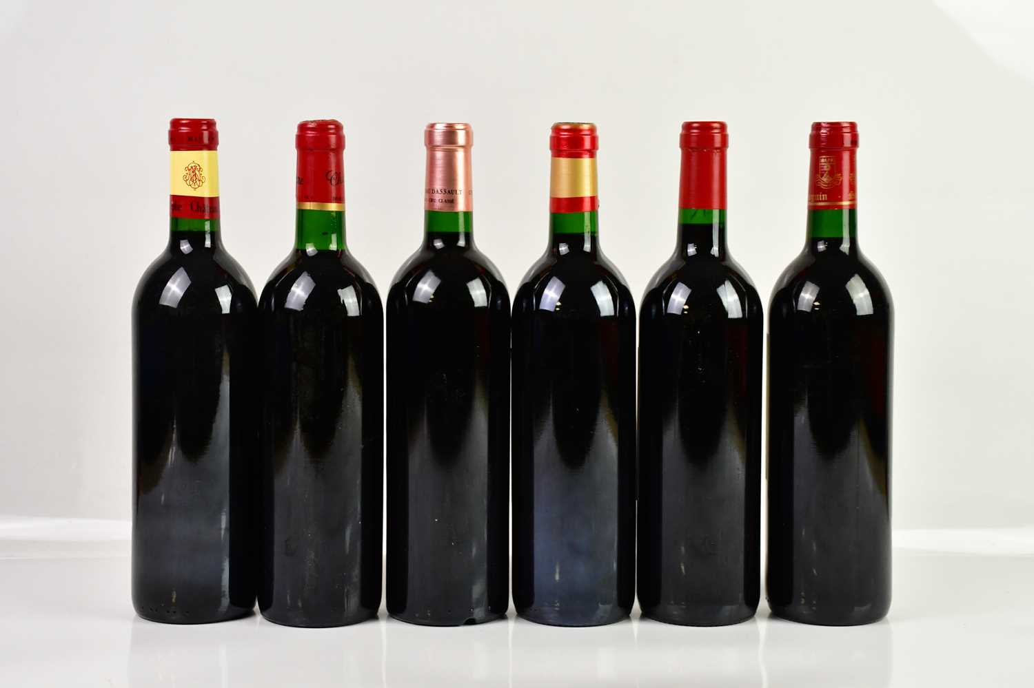 RED WINE; six bottles of mixed claret, including a bottle of Château Phélan Ségur Saint Estèphe - Image 2 of 2