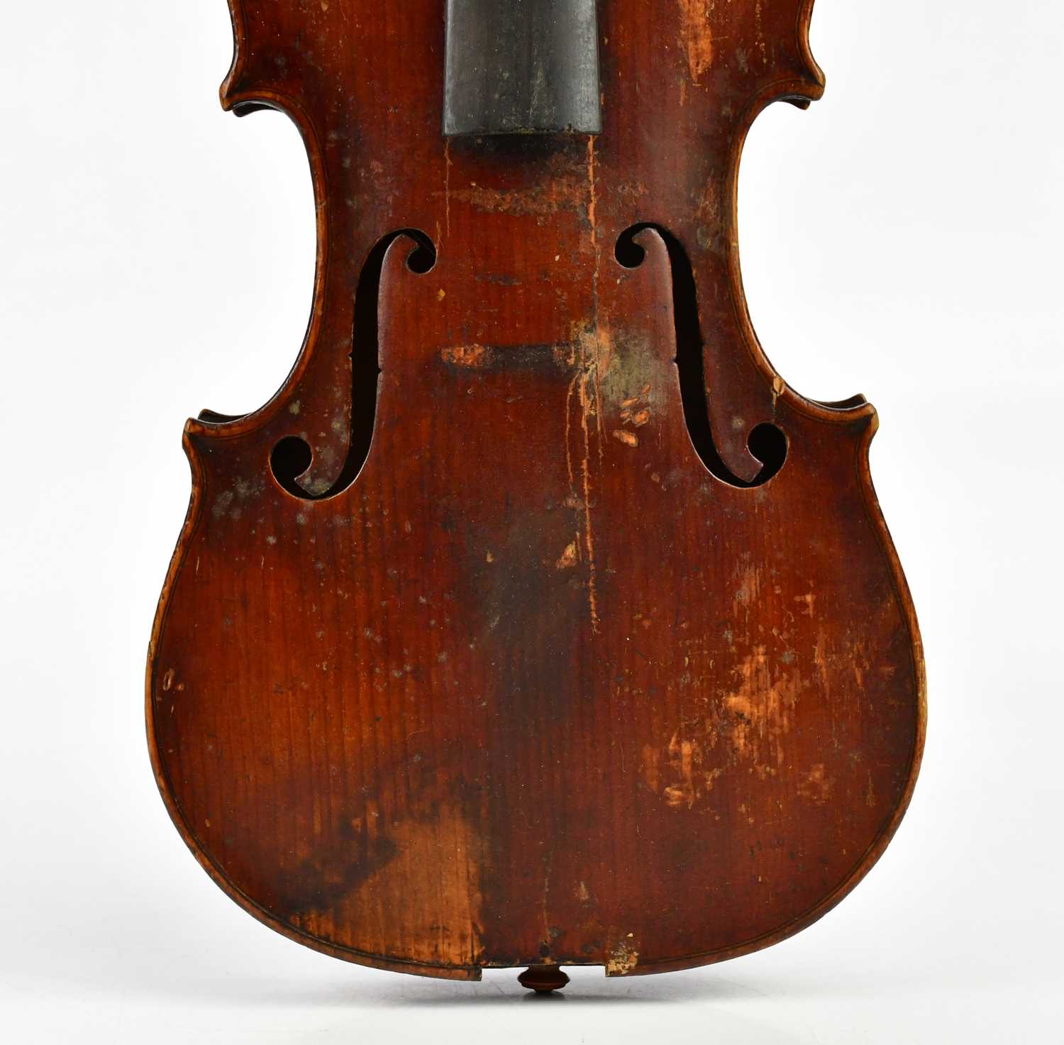 A full size German violin with one-piece back length 35.5cm, unlabelled, cased. Condition Report: - Image 2 of 7