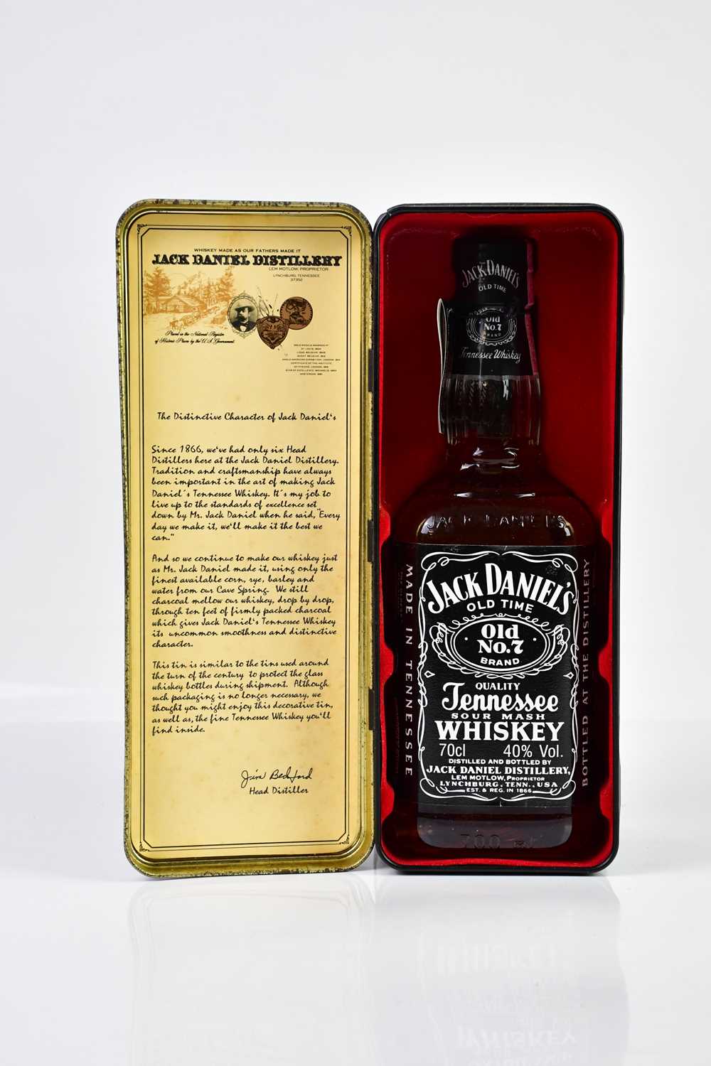 WHISKEY; a bottle of Blantons Single Barrel Bourbon, 93%, 70cl, together with a bottle of Jack - Image 4 of 4