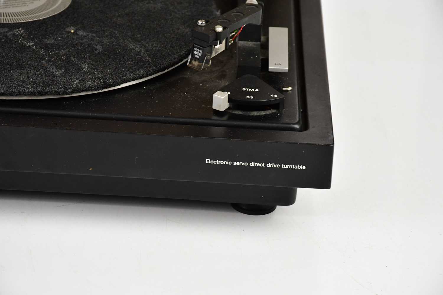 STRATHEARN; an electronic servo direct drive turntable, with a Phillips FP440 electronic linear - Image 4 of 5