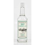 GIN; a bottle of London Dry Gin, ‘Specially distilled and bottled in England for BP Chemicals