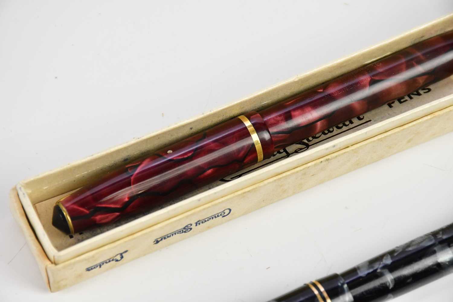 A Conway Stewart 15 fountain pen, in box, with a Swan fountain pen, a ball point pen (3) - Image 2 of 4