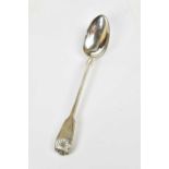 CHAWNER & CO; a Victorian hallmarked silver basting spoon, London 1863, approx weight 7.07ozt/220g.