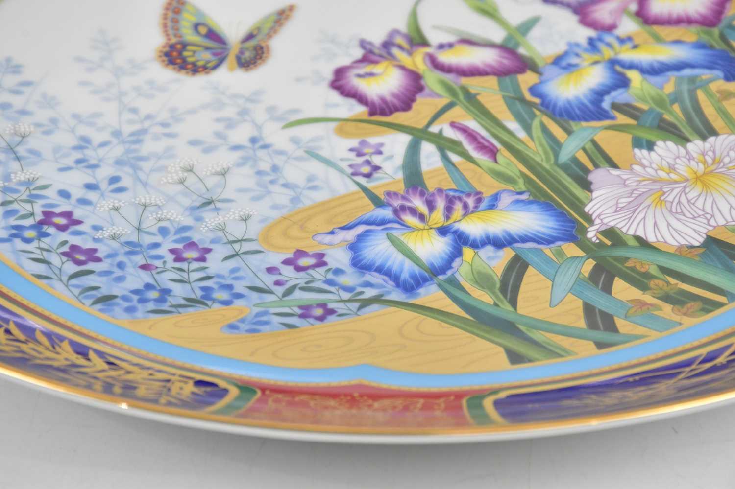 NORITAKE; a limited edition year plate for 1980, with Imari decoration, numbered 1383/3000, diameter - Bild 2 aus 4