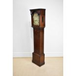 WILLIAM SMITH, LOANHEAD; an early 19th century Scottish eight day longcase clock, the painted dial