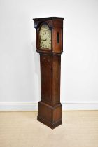 WILLIAM SMITH, LOANHEAD; an early 19th century Scottish eight day longcase clock, the painted dial
