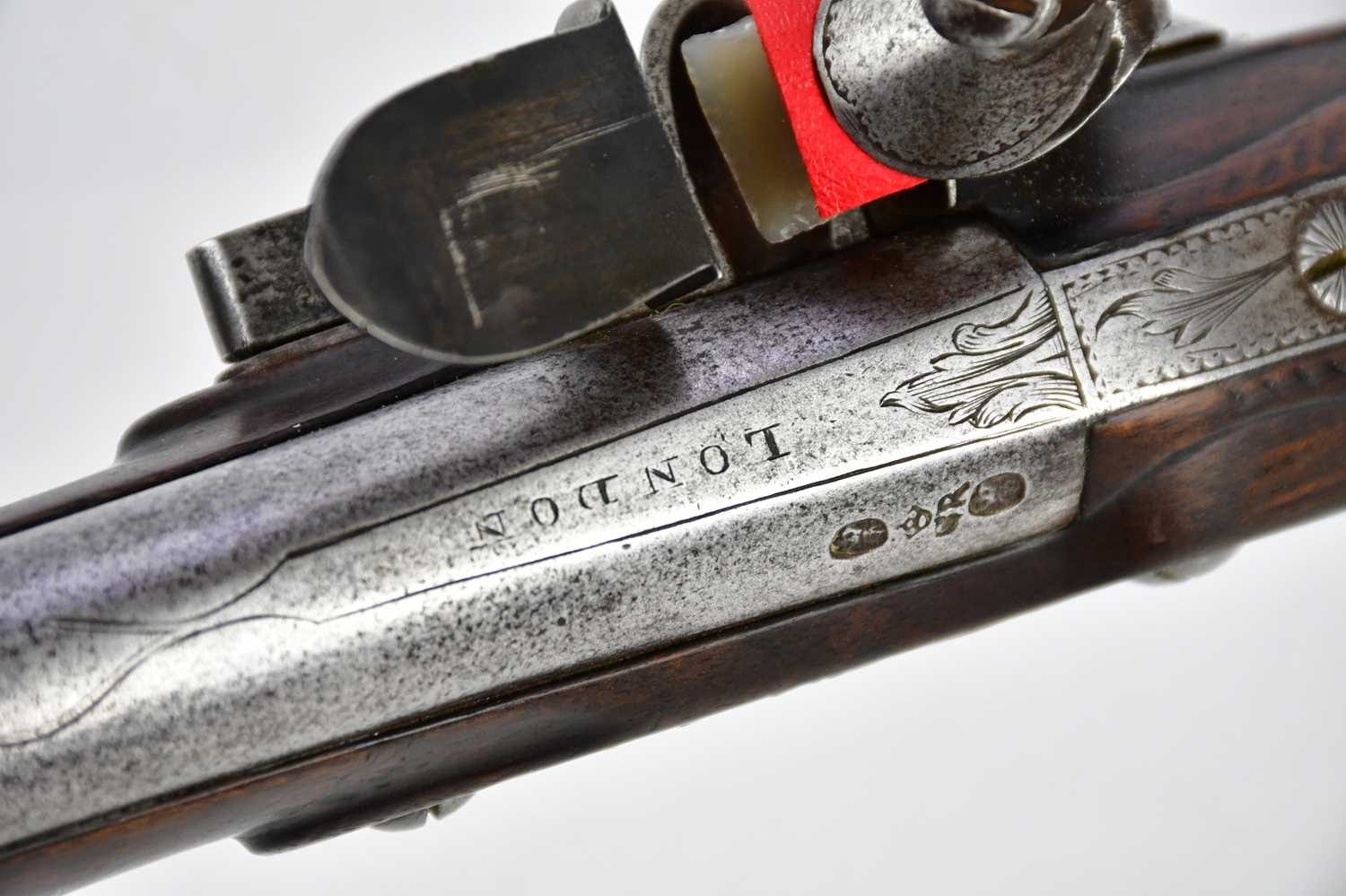 FREEMAN OF LONDON; an 18th century 22 bore travelling pistol, the barrel marked with two early - Image 7 of 8