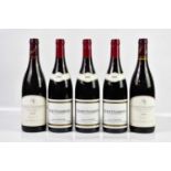RED WINE; three bottles of 2005 Gevrey-Chambertin Domaine Jafflin, 13%, 75cl, together with two