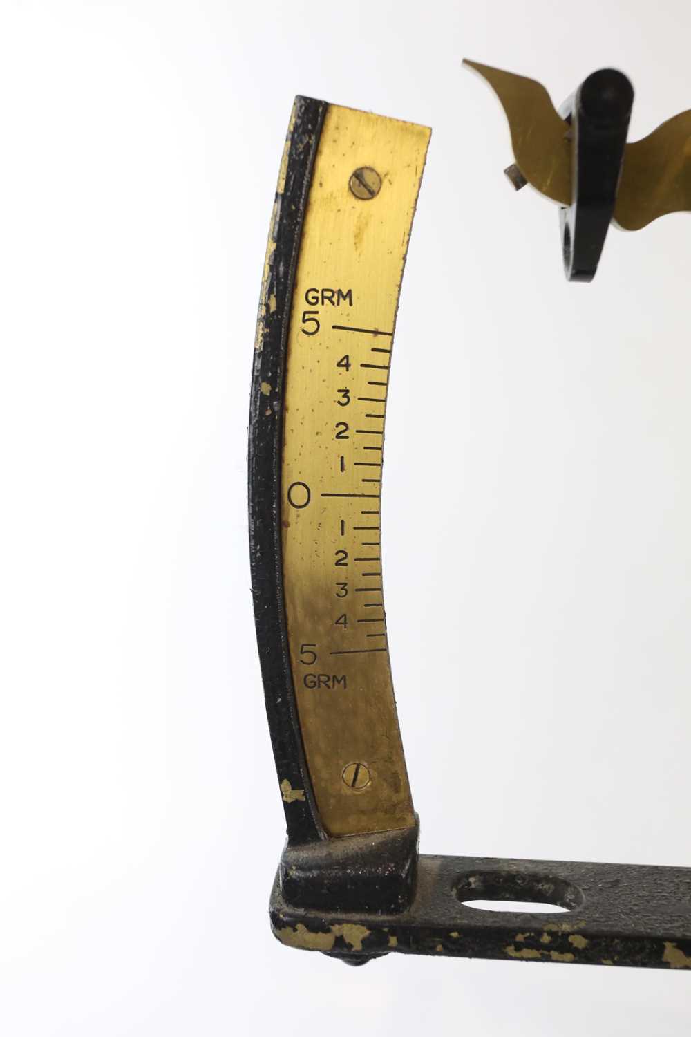 ALEX WRIGHT & CO; a cased measuring set, with ten weights, 64cm. - Image 5 of 5