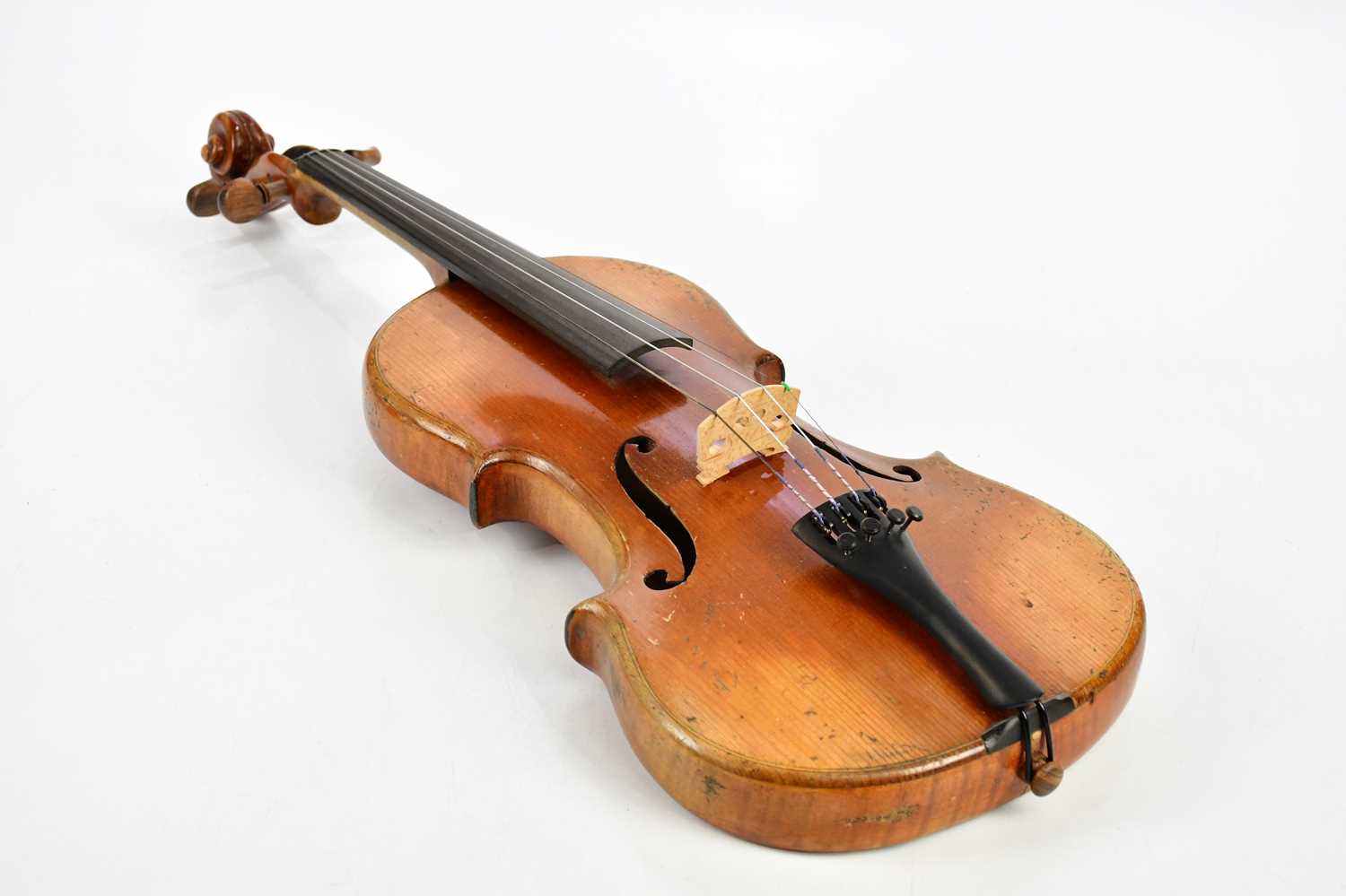 RIGAT RUBUS, ST PETERSBURG; a full size Russian violin with two-piece back length 35.5cm, with - Image 8 of 18