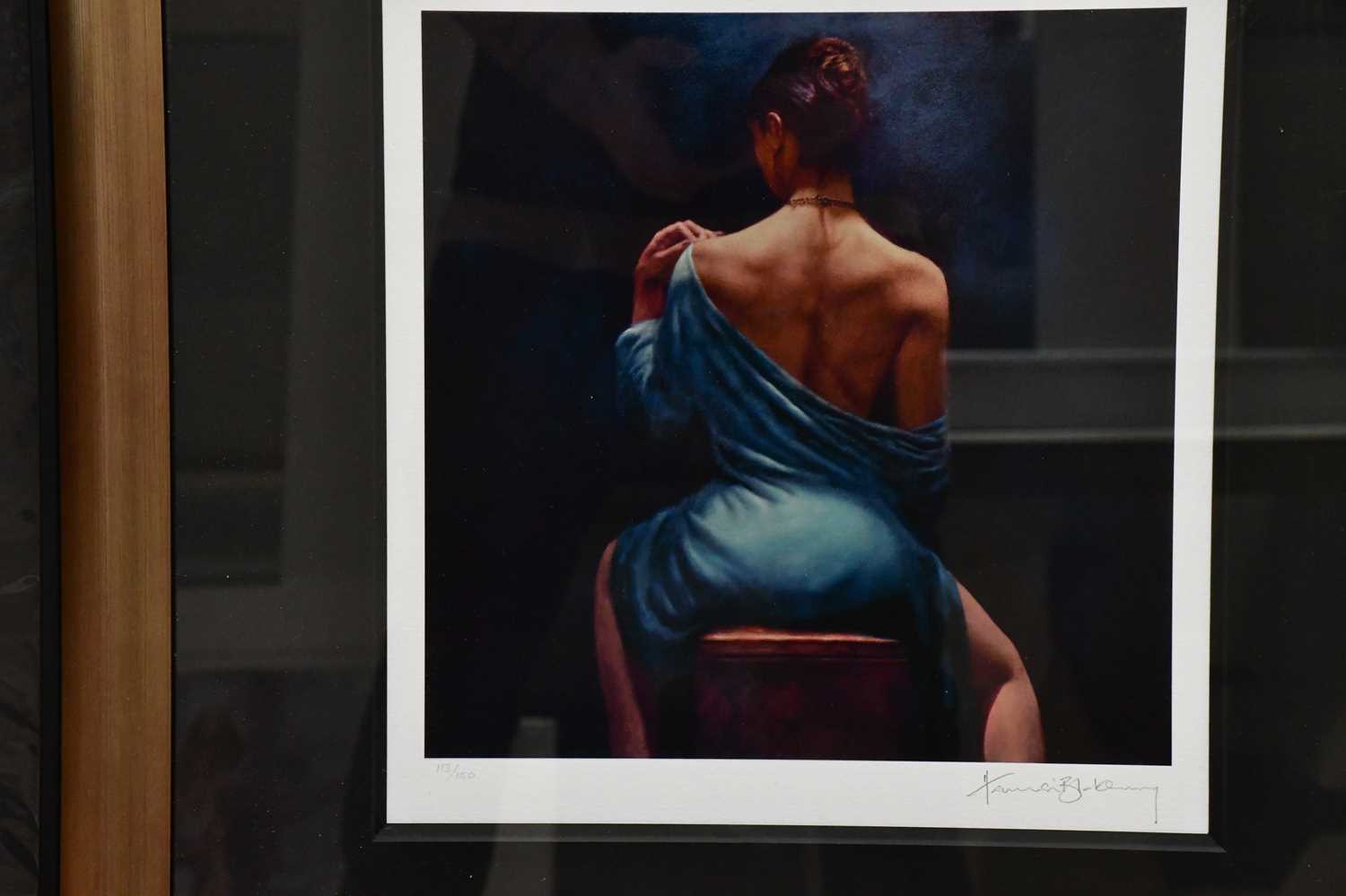 † HAMISH BLAKELY; two signed limited edition prints, 'The Blue Dress', 113/150, signed lower - Bild 2 aus 4