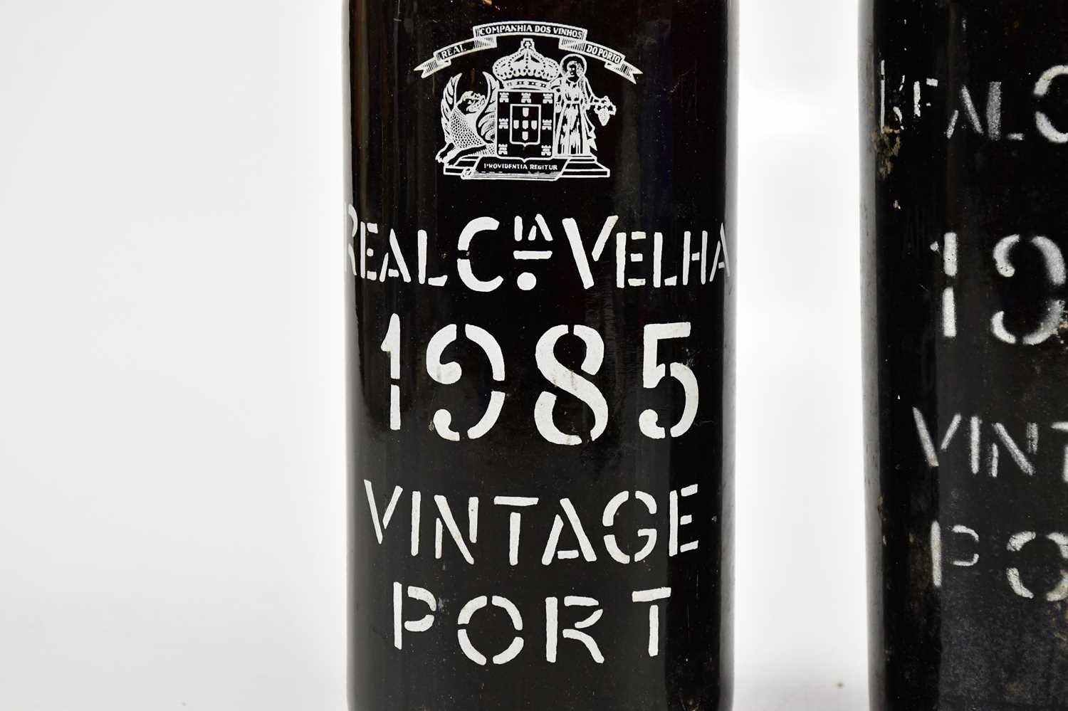 PORT; two bottles of Real Companhia Velha, 1980 and 1985, 75cl, 20% vol. - Image 2 of 3