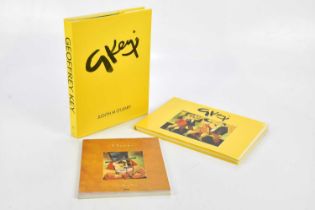 GEOFFREY KEY; a group of three books comprising Geoffrey Key paintings 'Clowns' and a signed copy of