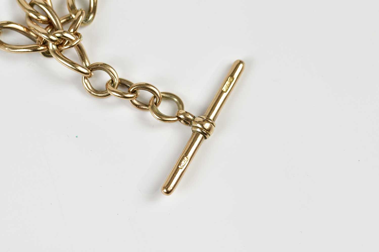A 9ct gold half Albert chain, approx 31.7g. - Image 4 of 5