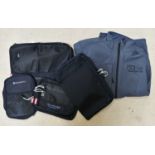 MICHAEL BUBLÉ; a stage crew World Tour 2009-2020 jacket and a laptop bag.