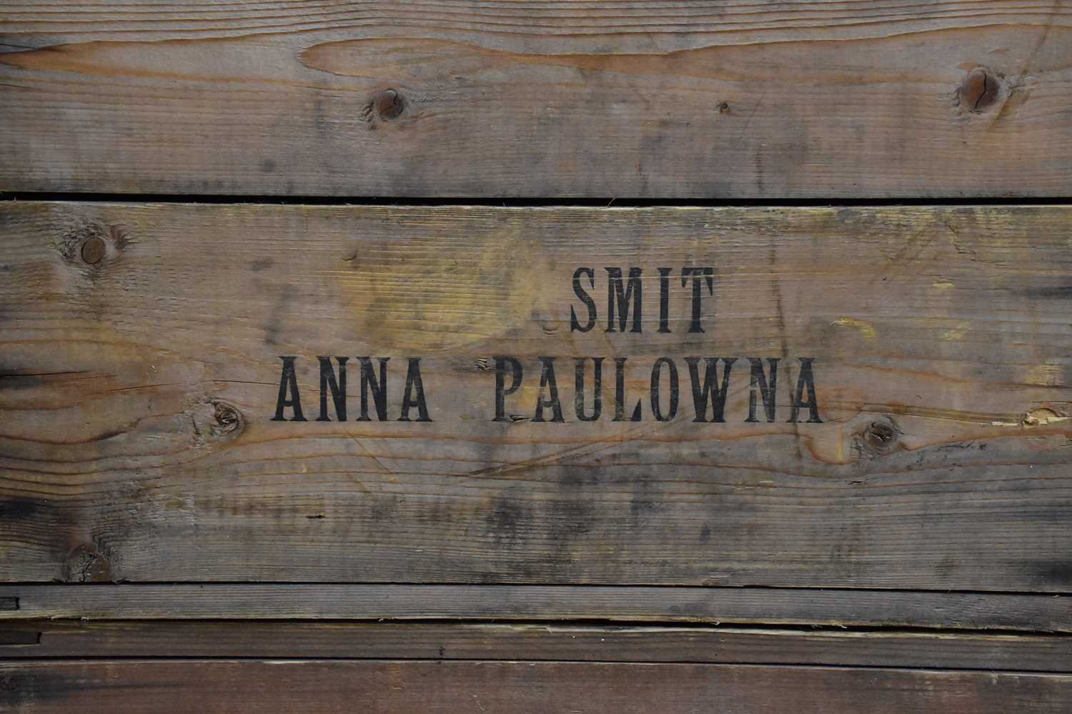 A collection of twenty rustic pine crates, some bearing the name 'Anthh Krat', height 27cm, depth - Bild 2 aus 5