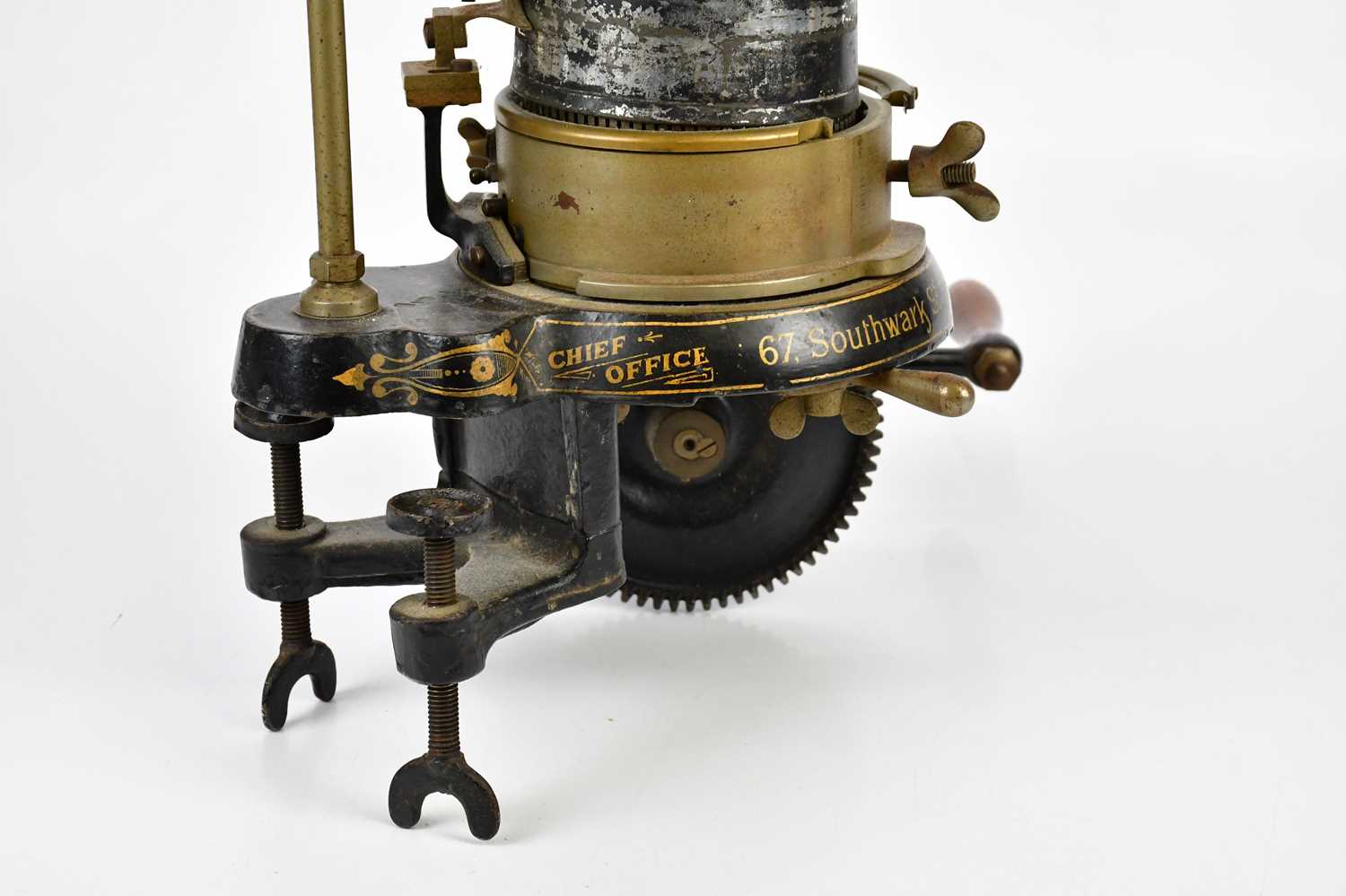 NATIONAL KNITTING MACHINE COMPANY LIMITED; a late Victorian cast iron patented knitting machine, - Image 2 of 10