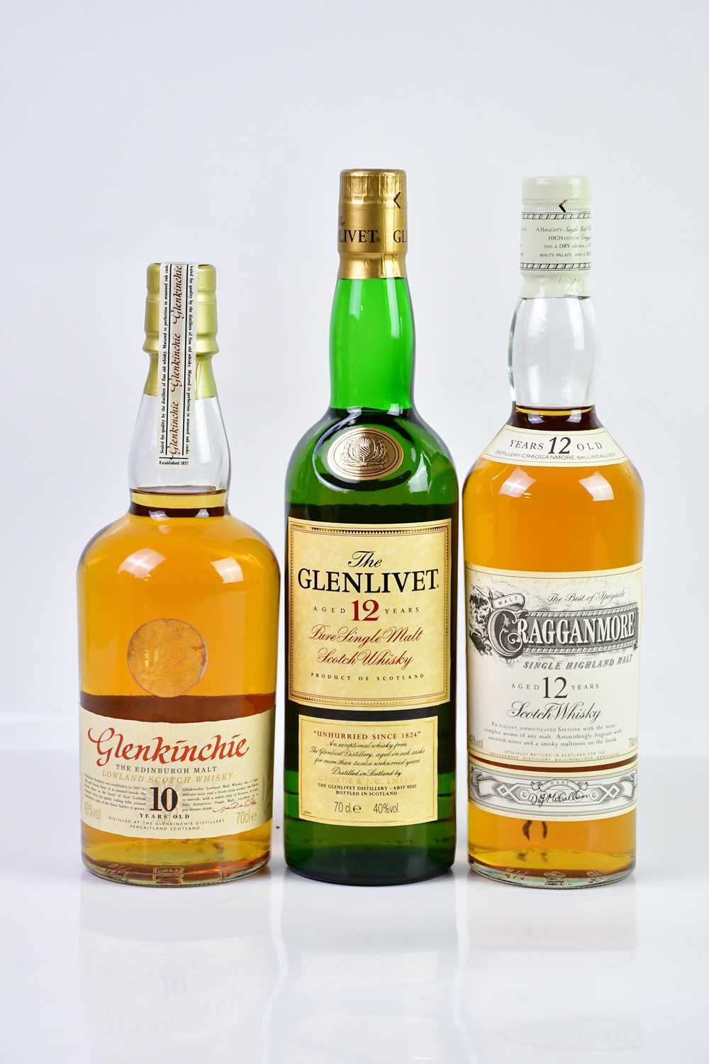 WHISKY; a bottle of Cragganmore Single Highland Malt Scotch Whisky, aged 12 years, 40%, 70cl, a - Bild 2 aus 3