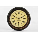 G D SOUTHERDEN, WARRINGTON; a small sized 19th century station type wall clock of circular form, the