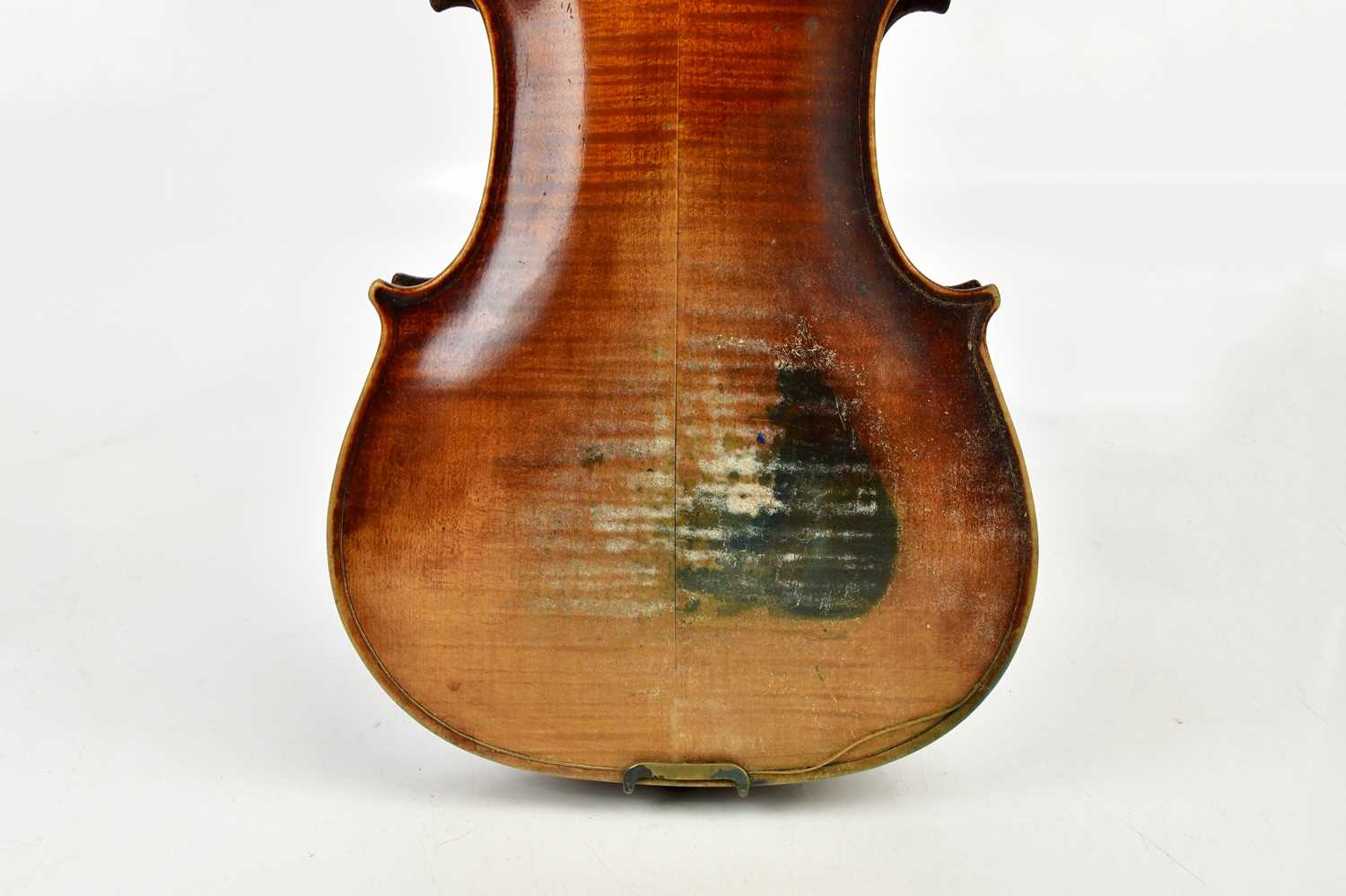 A full size German violin with two-piece back length 35.5cm, with interior label 'Jacobus Stainer in - Image 8 of 15