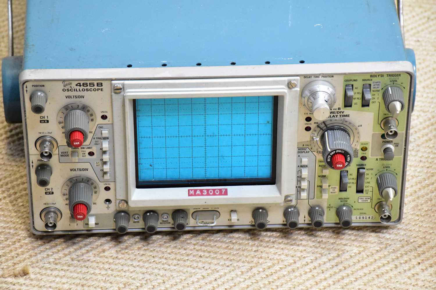 TEKTRONIX; a model 465B oscilliscope, with a powerline electronics regulated power supply and - Image 4 of 4