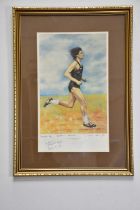 HAROLD FRANCIS RILEY DL DLITT FRCS DFA ATC (1934-2023); pencil signed print, 'Sebastian Coe