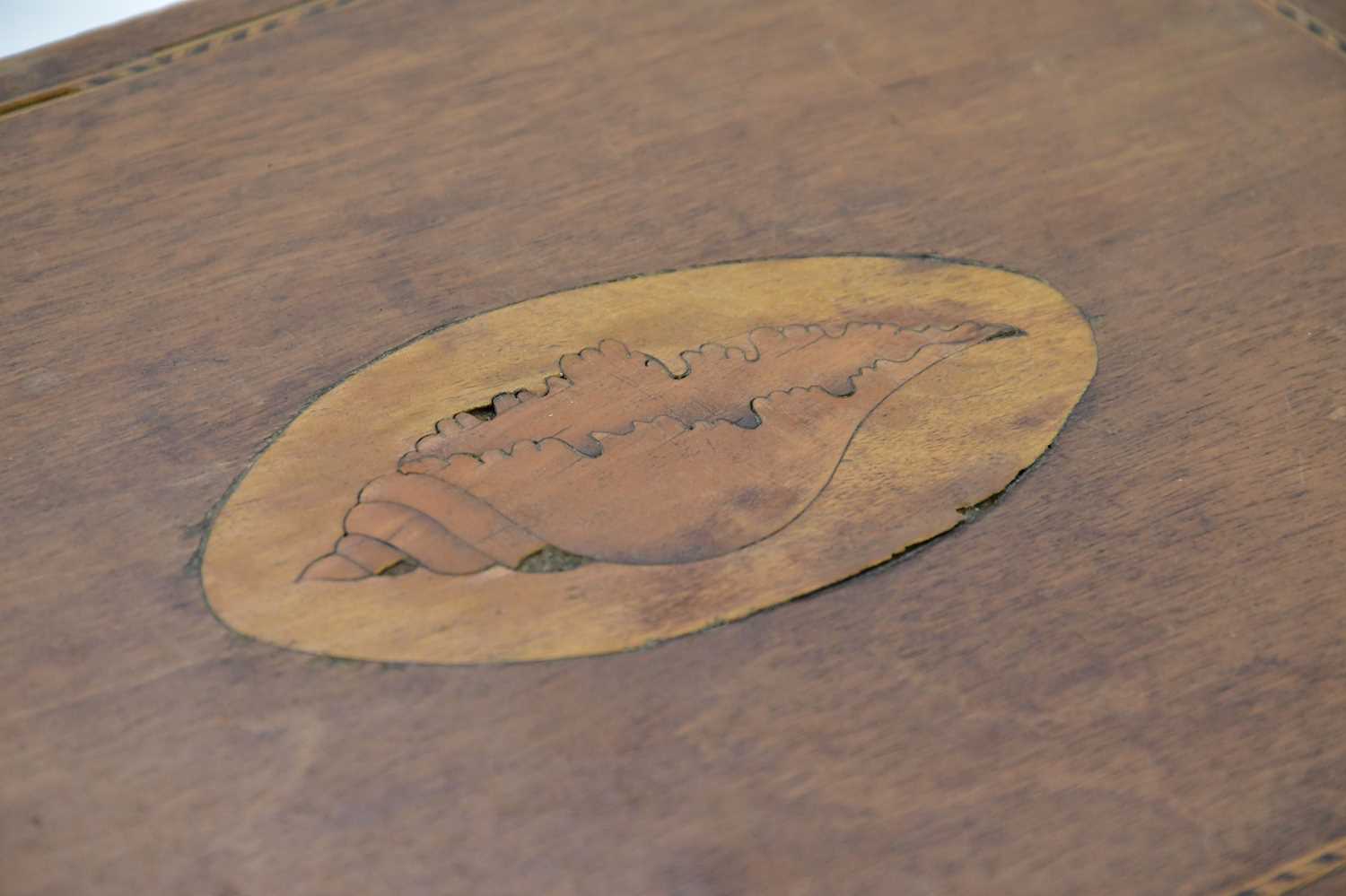 An Edwardian inlaid mahogany box of rectangular form, width 30cm, depth 26cm, height 18cm. - Image 3 of 5