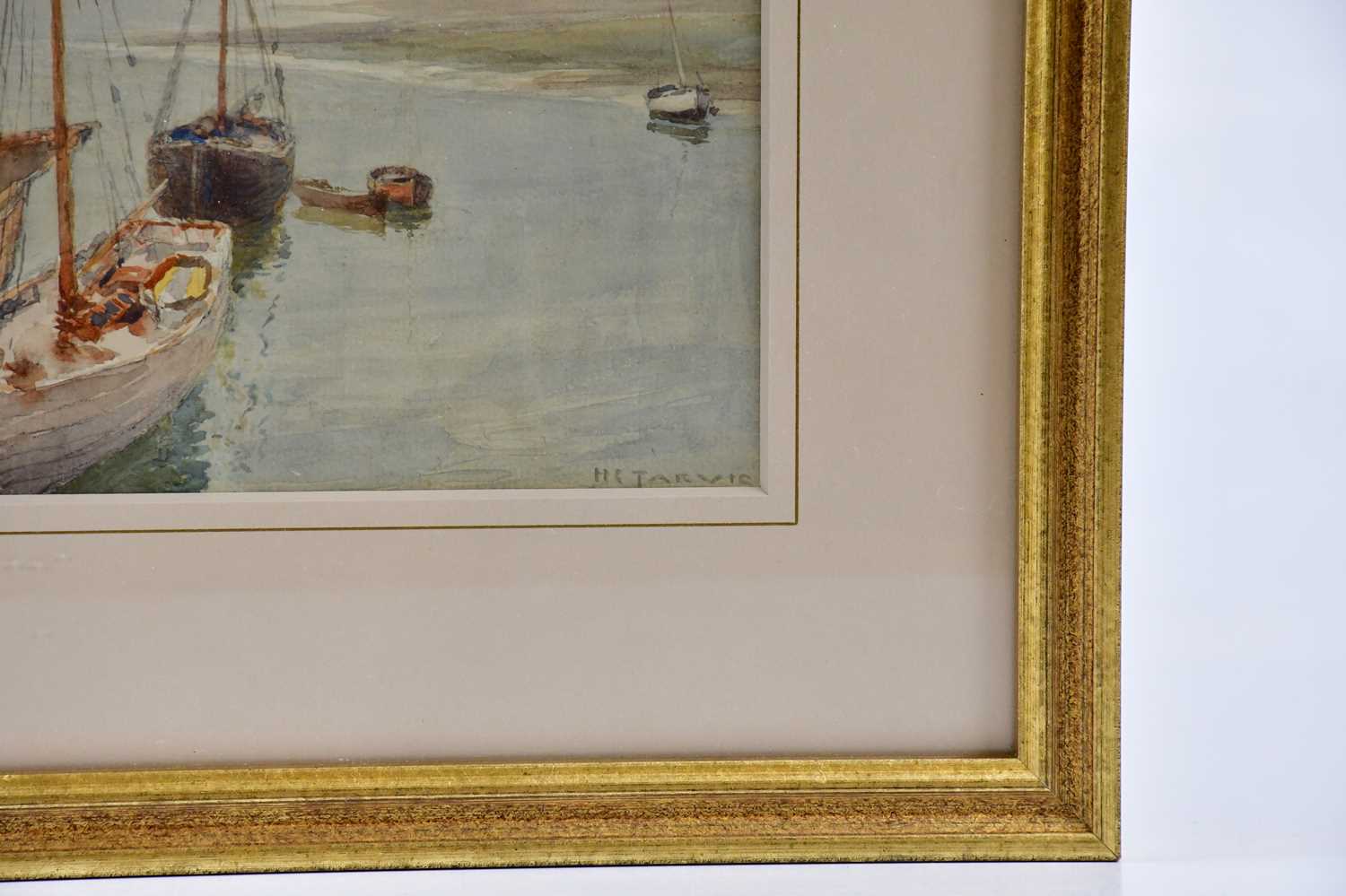 † HENRY JARVIS; watercolour, moored boats, signed lower right, together with further watercolour - Bild 3 aus 6