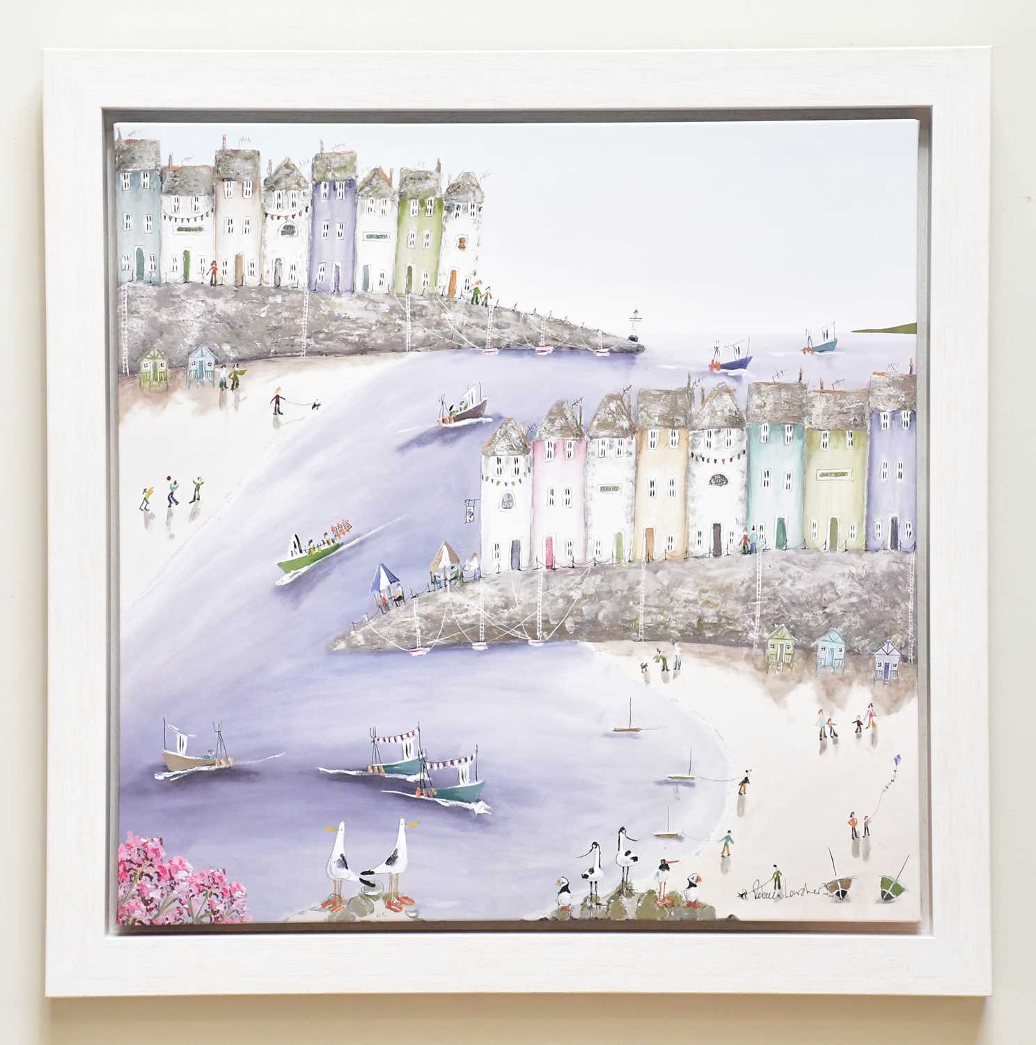 † REBECCA LARDNER; a signed limited edition print, 'Bright and Breezy', 148/195, signed lower right,