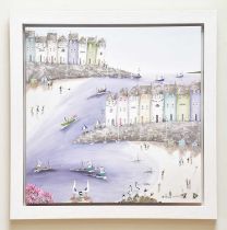 † REBECCA LARDNER; a signed limited edition print, 'Bright and Breezy', 148/195, signed lower right,