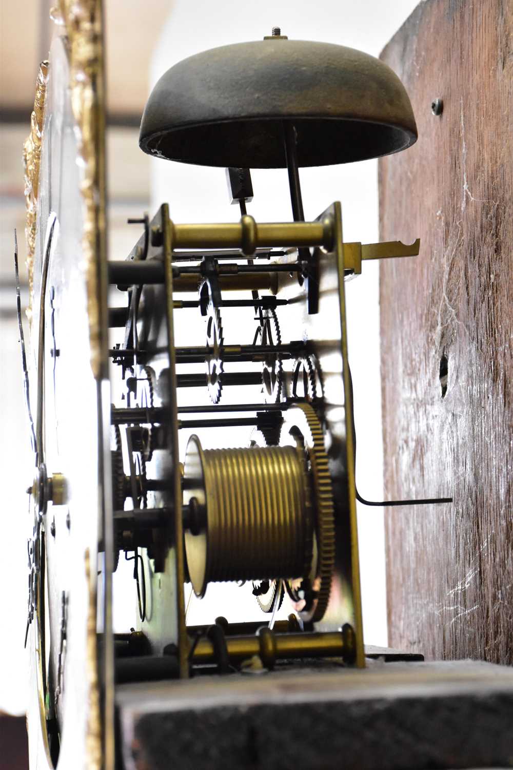 COATS, WIGAN; a late 18th century eight day longcase clock, the brass face with applied silvered - Bild 6 aus 6