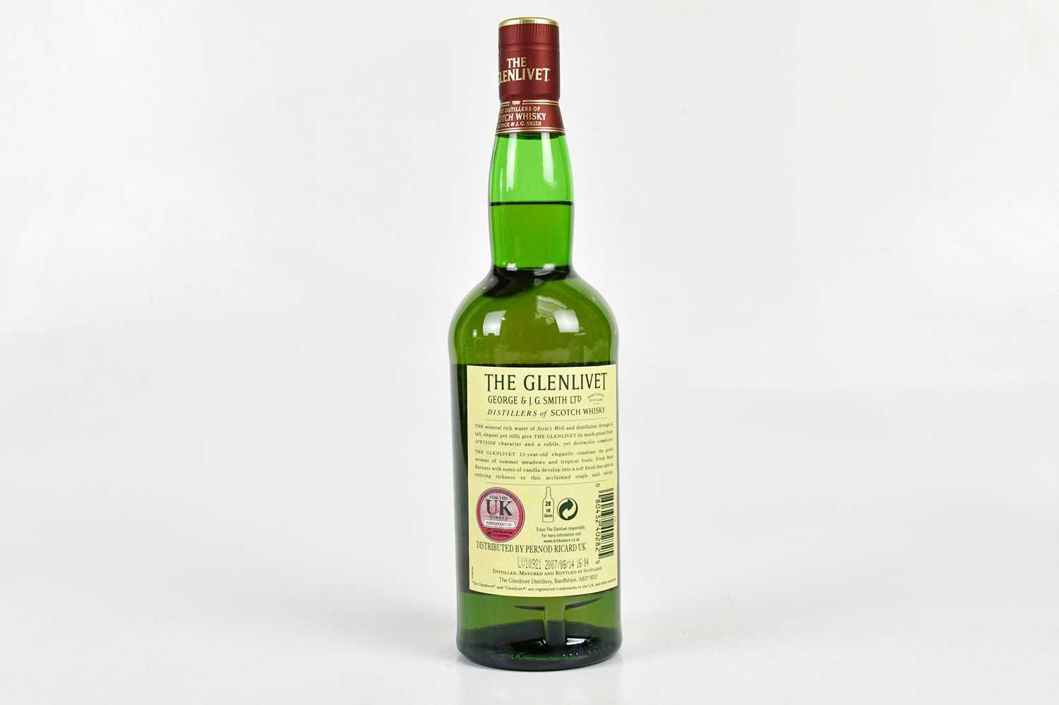WHISKY; a bottle of The Glenlivet Single Malt aged 12 years Scotch whisky, 40%, 70cl, boxed. - Image 2 of 4