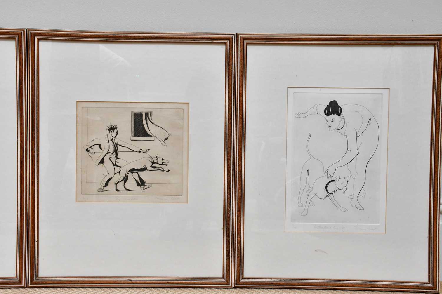 † FRANCIS WEST; four pencil signed limited edition etchings, 'Instructions to a Horse', 'The Mad - Image 2 of 3