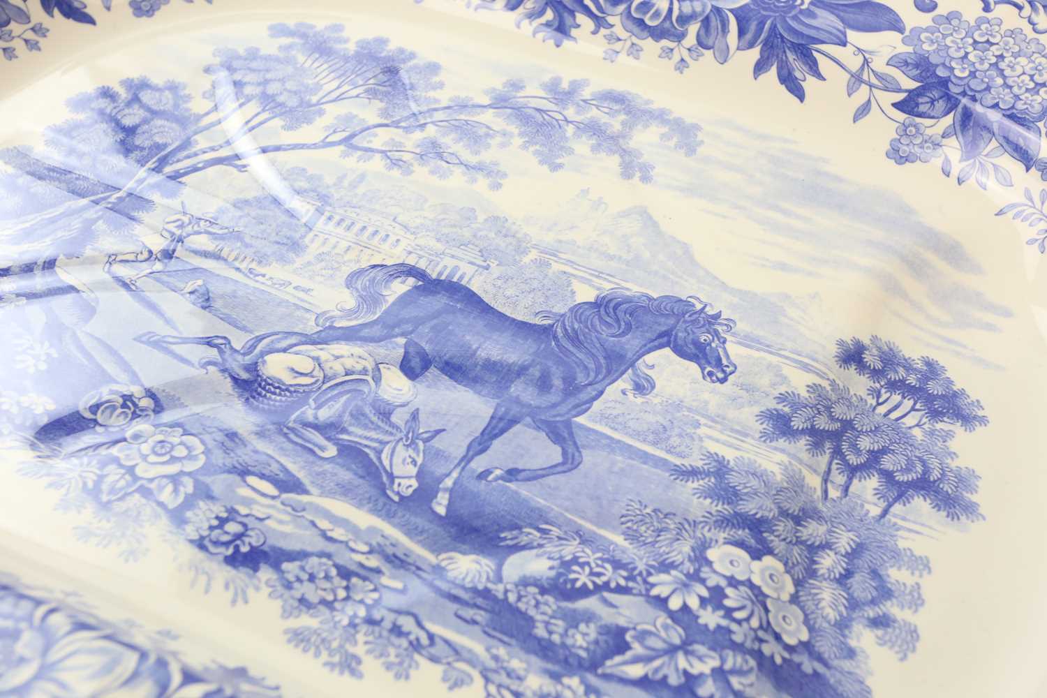 SPODE; a Signature Collection 'Aesop's Fables' meat plate, 52 x 39cm. - Image 4 of 5