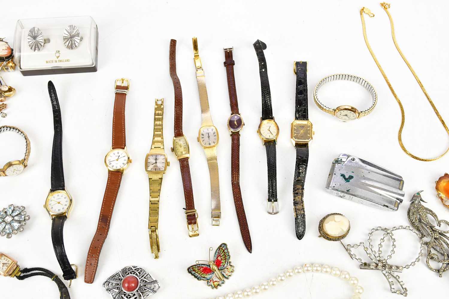 A small collection of lady's wristwatches including Zeon, Tissot, Medana, Sekonda etc, also 9ct - Image 2 of 4