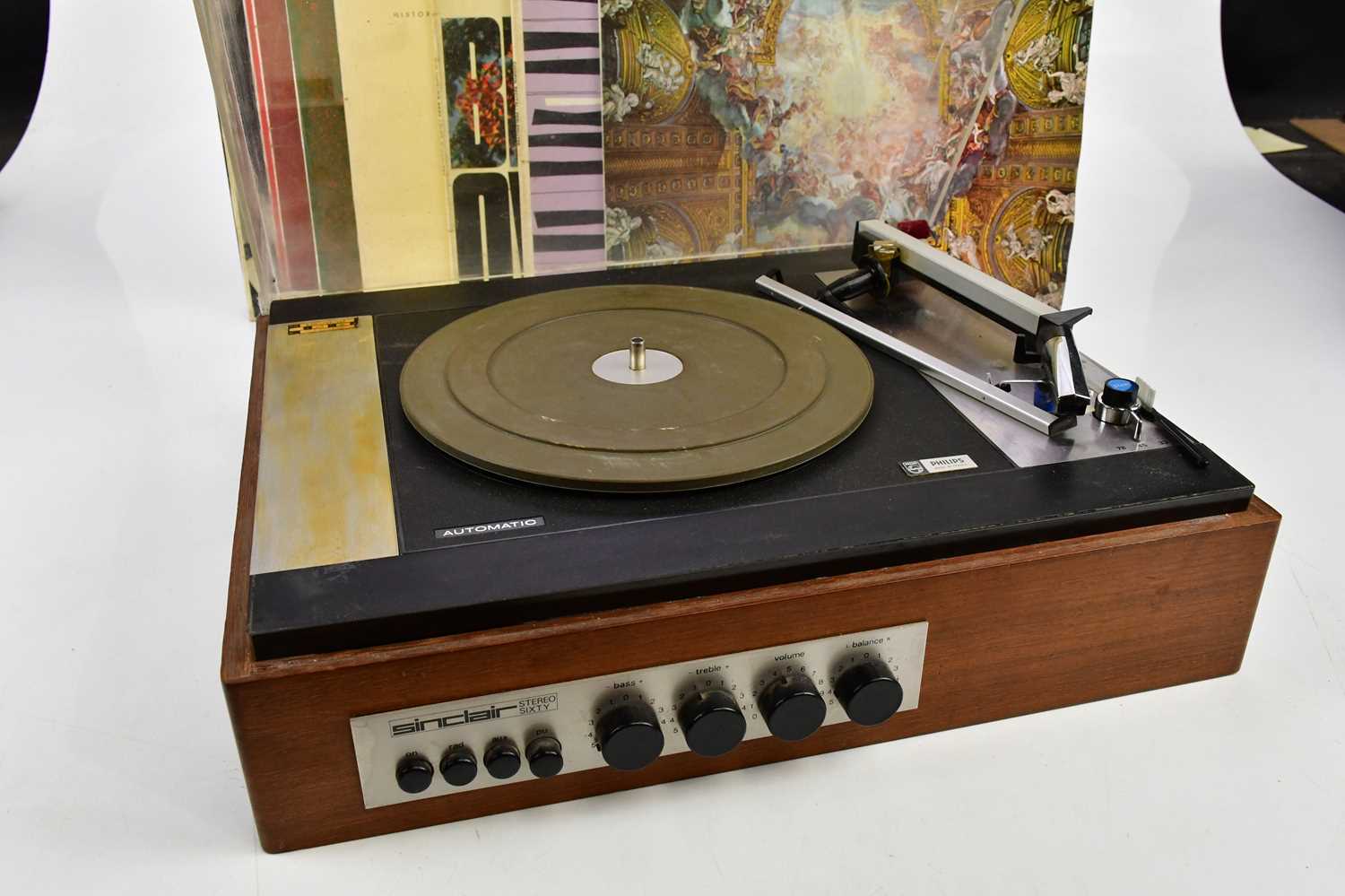 SINCLAIR; a 60s stereo together with an assortment of vinyl LP records. Condition Report: Electrical - Image 2 of 5