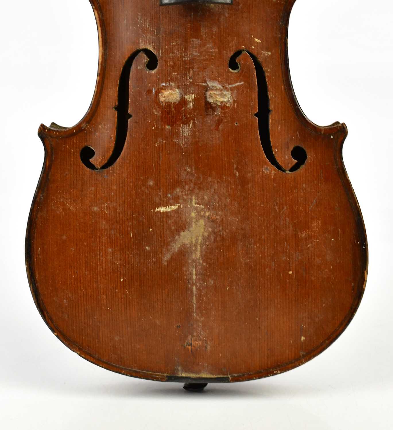 JOHN G MURDOCH & CO LTD; a full size 'Maidstone' violin with two-piece back length 36cm, with a - Image 3 of 15