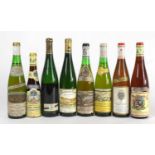 RIESLING; seven bottles and one half bottle mixed Riesling, including Wehlener Sonnenuhr Auslese