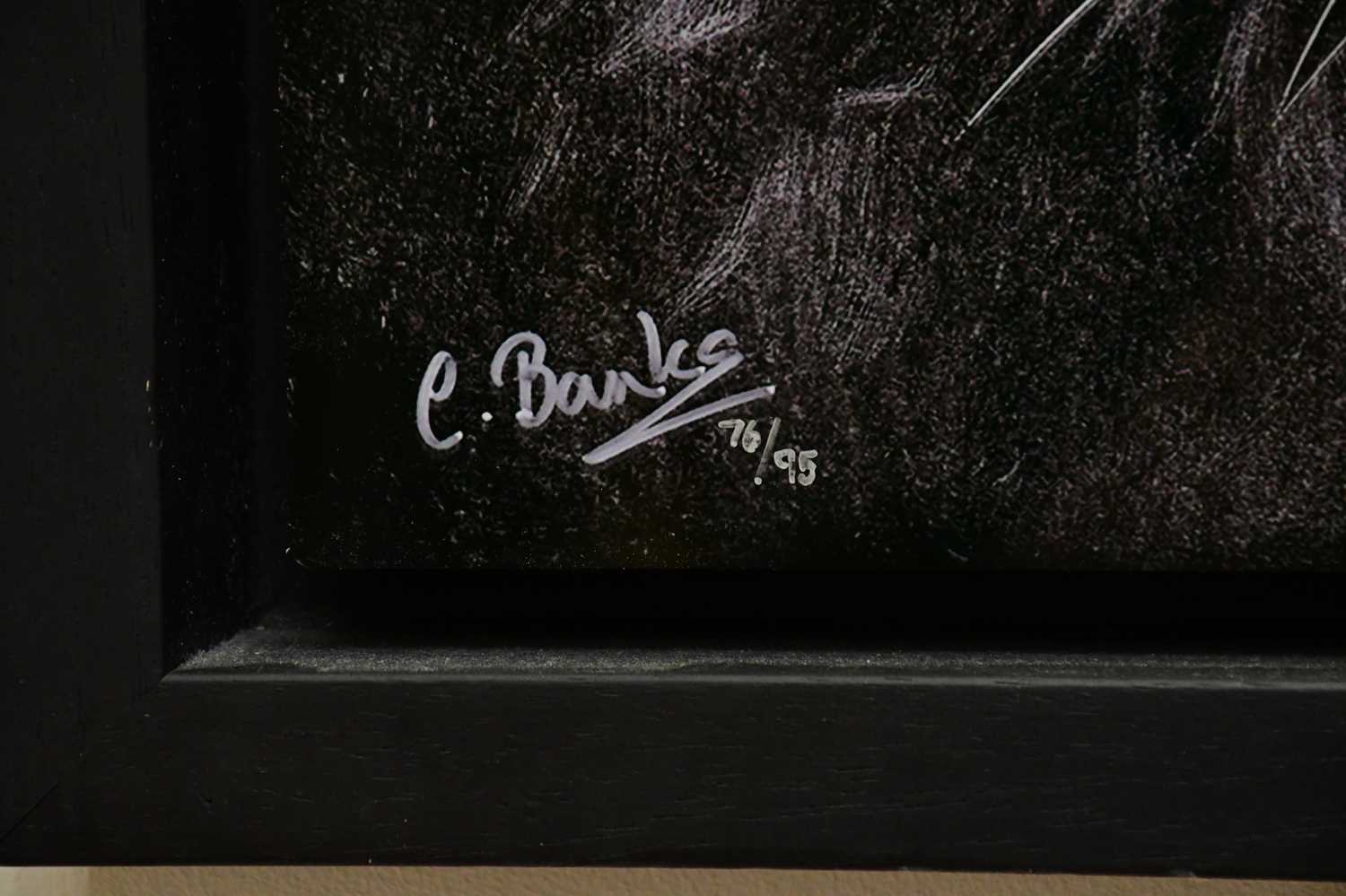 † COLIN BANKS; a signed limited edition print, 'Brave Face', 76/95, signed lower left, 51 x 81cm, - Bild 3 aus 5