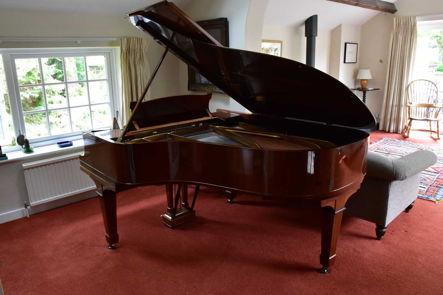 X STEINWAY & SONS; a fully refurbished rosewood Model ‘A’ grand piano, c.1920s, serial number - Image 3 of 40