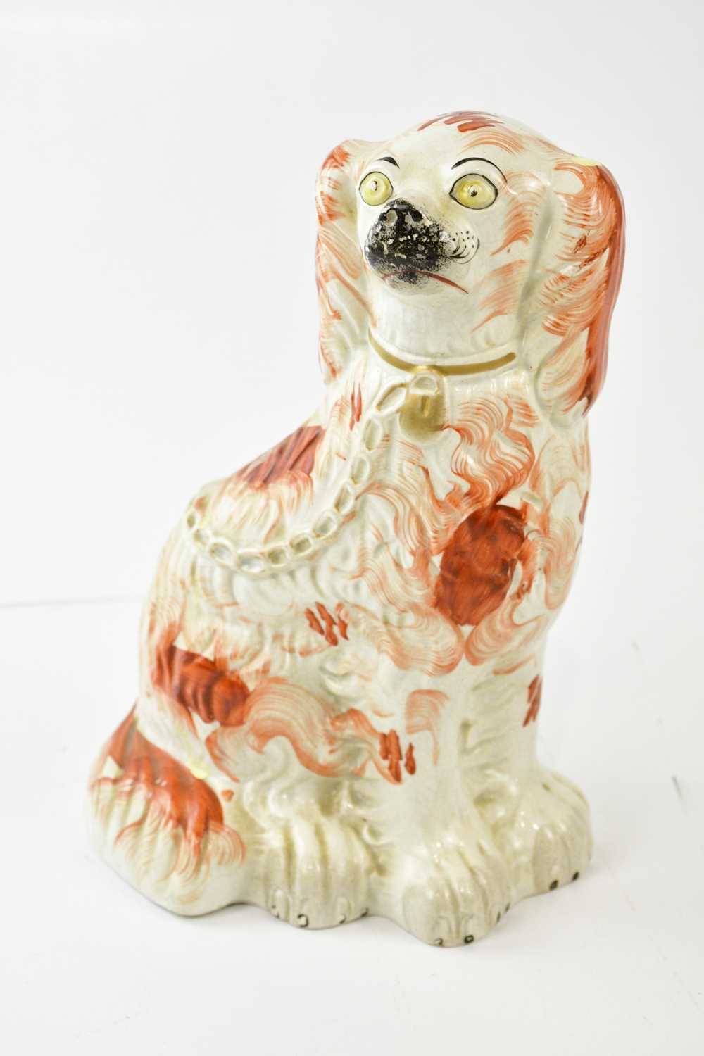 A mixed lot of ceramics including a Wardle 'Delhi' vase, height 24cm, a Staffordshire spaniel, a - Image 6 of 9