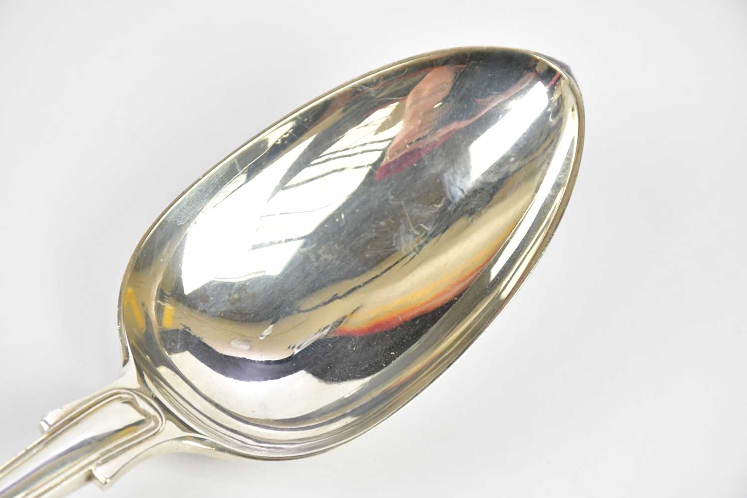 CHAWNER & CO; a Victorian hallmarked silver basting spoon, London 1863, approx weight 7.07ozt/220g. - Image 5 of 5