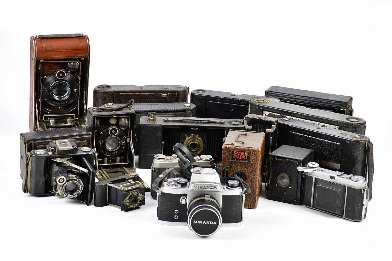 A collection of film cameras, to include a Canon AL-1 AF, an Exakta RTL1000 with a Oreston 50mm f1.8 - Image 2 of 4