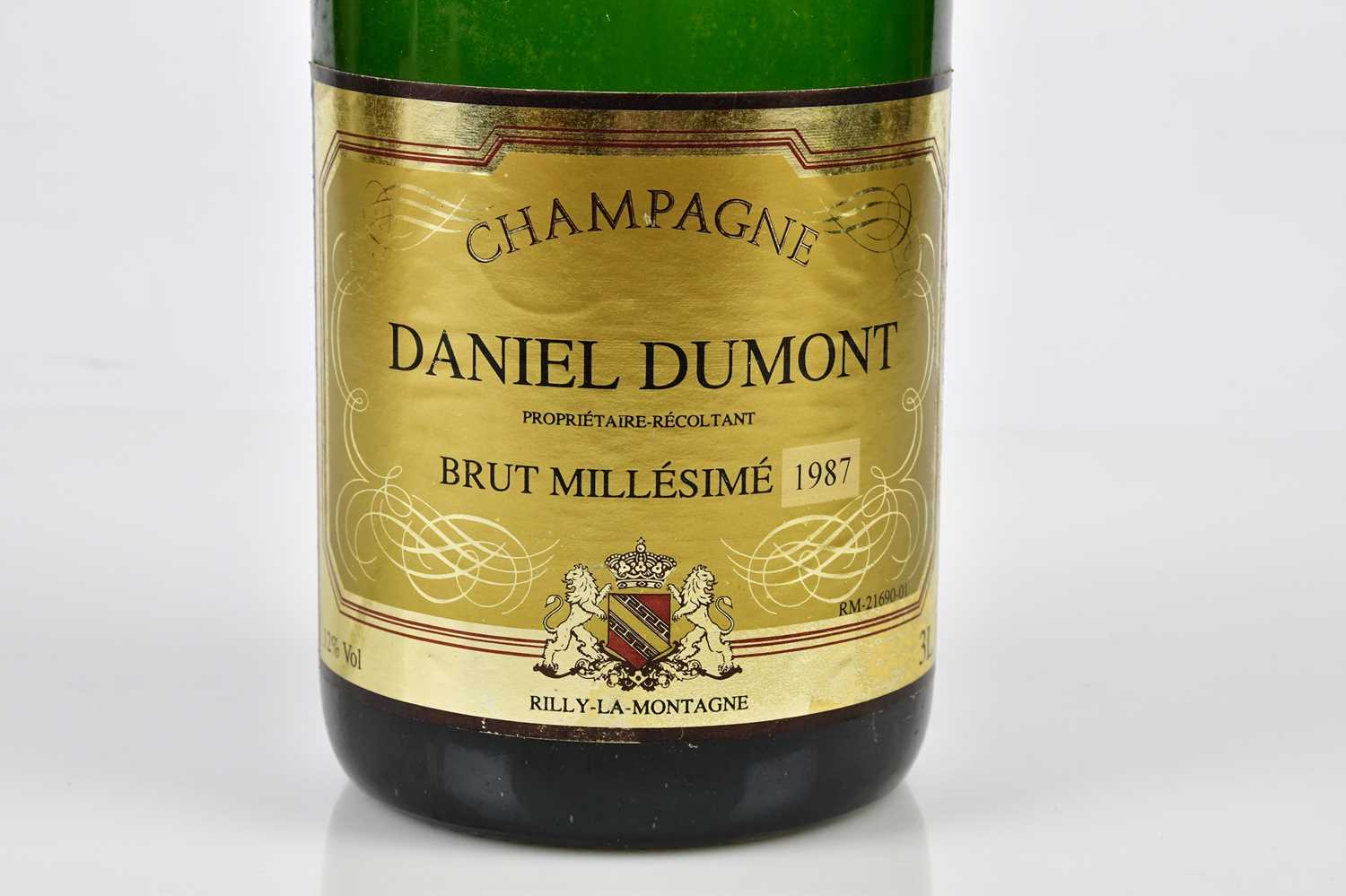 CHAMPAGNE; a jeroboam bottle of Daniel Dumont Brut Millesime Champagne, 1987, 12%, 3l (1) - Image 4 of 4