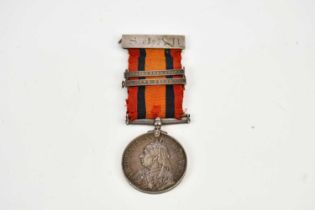 An Victorian South Africa medal, 1277. Ordly W.E. Facer. St John AMB.BDE, bearing bars for Cape